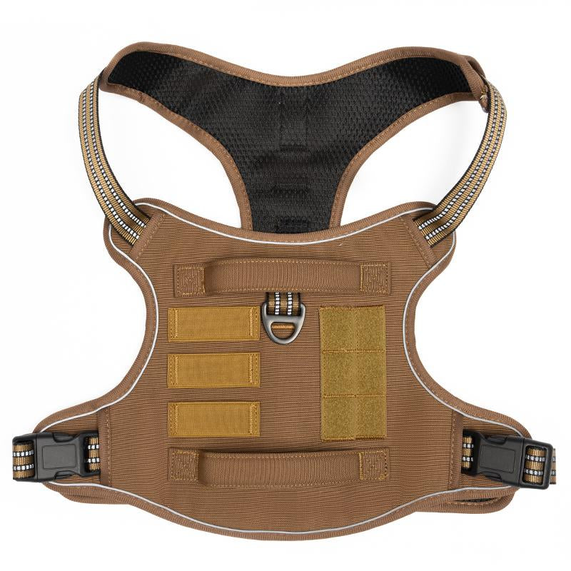 Dog Harness, Adjustable Reflective Tactical Vest, Soft Padded & Easy On/Off, Durable Pet Harness for Small to Large Dogs Walking & Training,Pet Supplies